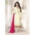 Off White Stunning New Kasheesh Magical Brasso semi stitched suit